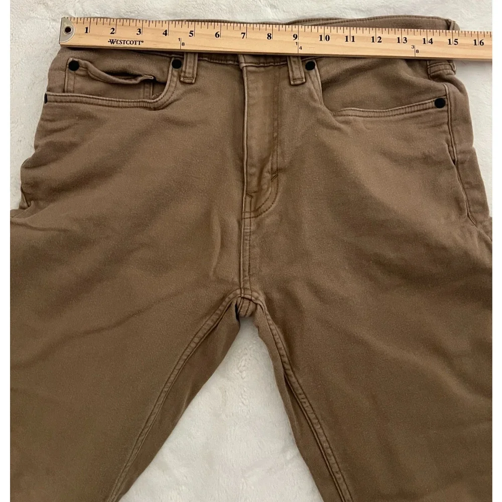 Banana Republic Mens 32x32 Brown Slim Straight Stretch Chino Pants